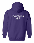 CB Girl Heart Dot Left Chest & Back Pullover Hoodie - Unisex