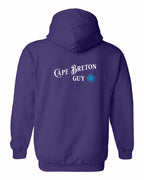 CB Guy Blue Left Chest and Back Pullover Hoodie - Unisex