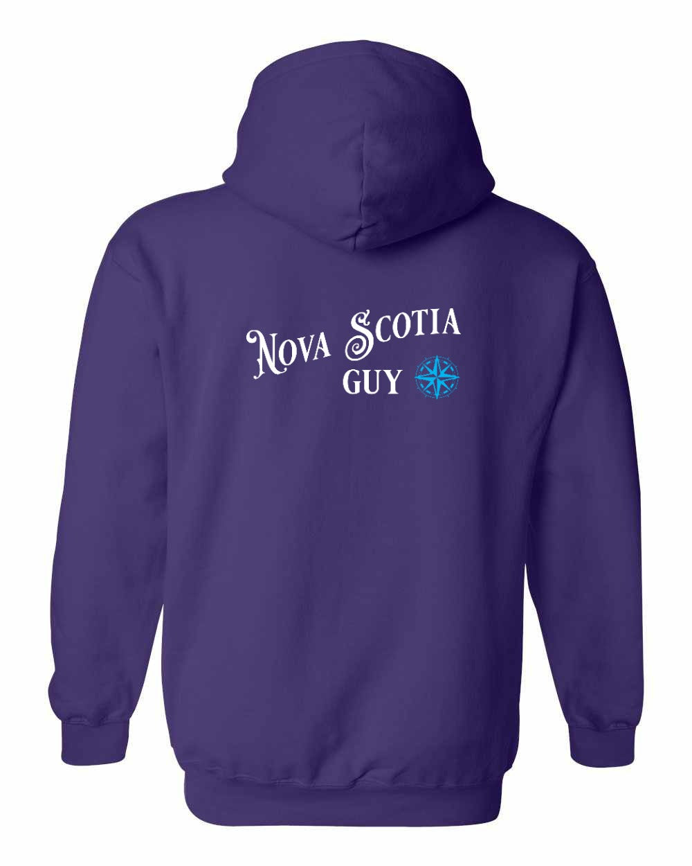 Nova Scotia Guy blue Left Chest and Back pullover