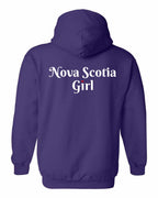 NS Girl Heart Dot Left Chest & Back Pullover Hoodie - Unisex