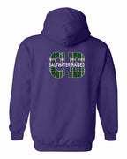 Saltwater Raised CB Left Chest and Back Pullover Hoodie - Unisex