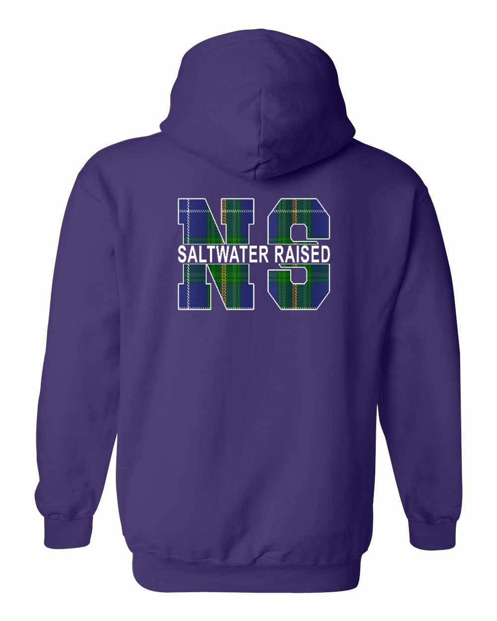 Saltwater Raised NS Left Chest and Back Pullover Hoodie - Unisex