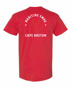 Maritime Swag CB Mandala Red Lobster Left Chest and Back Men's Tee