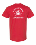 Maritime Swag CB Octopus Left Chest and Back Men's Tee