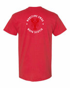 Maritime Swag NS Mandala Red Lobster Left Chest and Back Men's tee