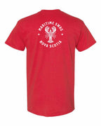 Maritime Swag NS Mandala white Lobster Left Chest and Back Men's tee