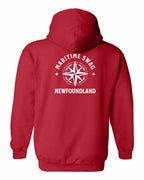 Maritime Swag NFLD Compass Left Chest and Back Pullover Hoodie - Unisex