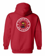 CDN as Chuck Rosie Flex Left Chest and Back Pullover Hoodie - Gildan Canada (sewn Internationally) - Unisex
