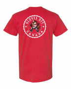 Gloves Off Beaver Left Chest & Back Men's Tee - Gildan Canada (sewn Internationally)