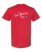 Just a CB Guy Blue Left Chest and Back Men's Tee