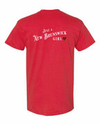 NB Girl Tartan heart Left Chest and Back Men's Tee