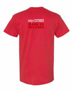 Living in Custom Made in NS Left Chest and Back Men's tee