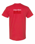 Living Alberta Made in NS Left Chest and Back Men's tee