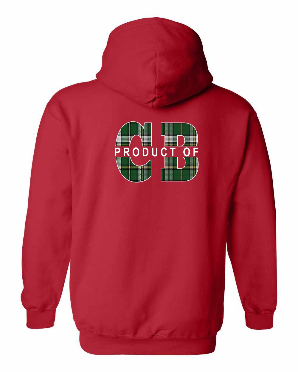 Product of CB Left Chest and Back Pullover Hoodie - Unisex