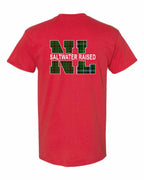NFLD and Labrador Saltwater Raised Left Chest and Back Men's Tee