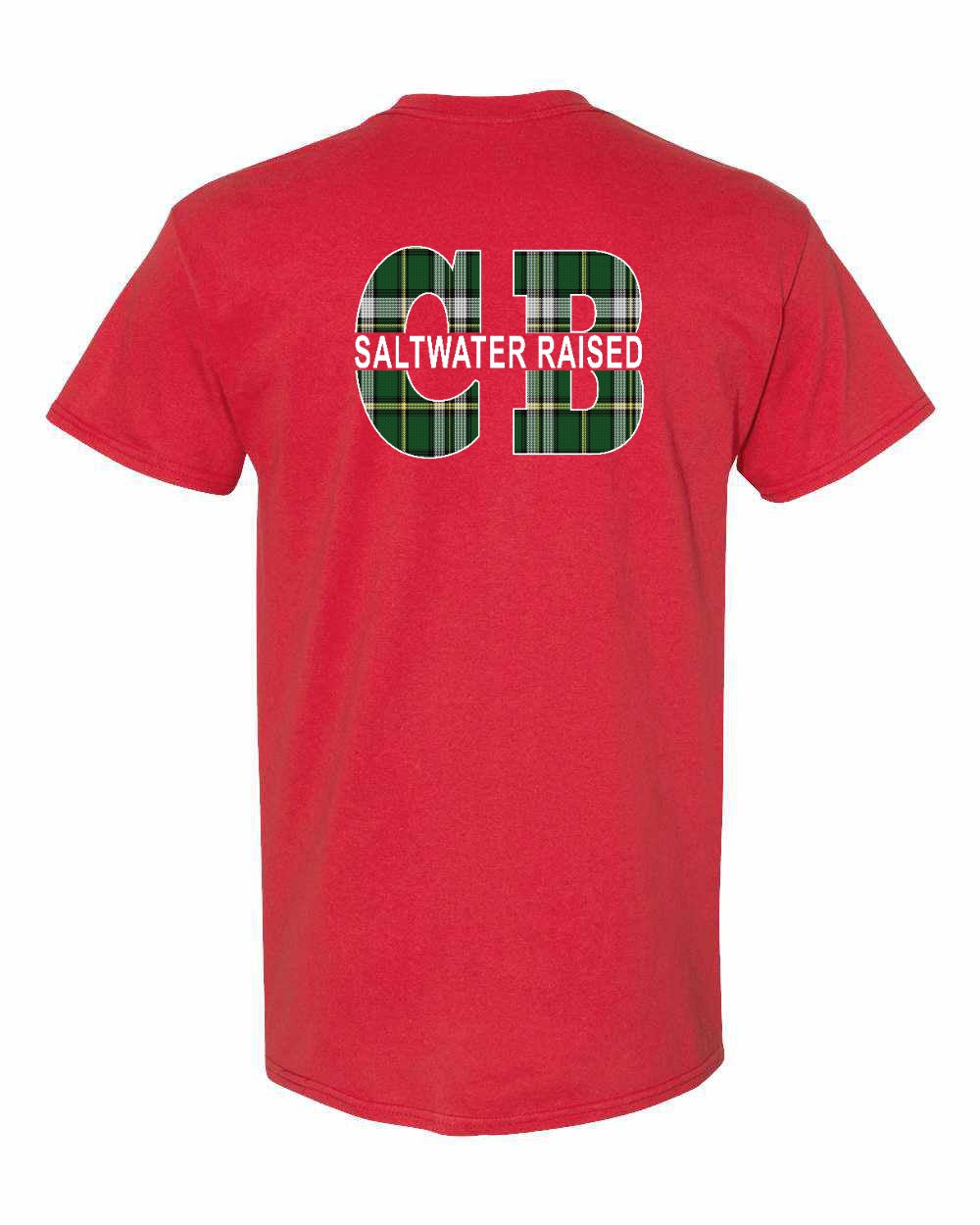Saltwater Raised Left Chest and Back Men's Tee