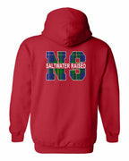 Saltwater Raised NS Left Chest and Back Pullover Hoodie - Unisex