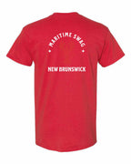 NB Mandala Red Lobster Left Chest and Back Men's Tee