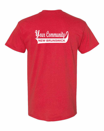 Your Community Swoop (New Brunswick) Left Chest and Back Men's Tee