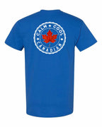 Calm Cool Canadian Leaf Left Chest & Back Men's Tee - Gildan Canada (sewn Internationally)