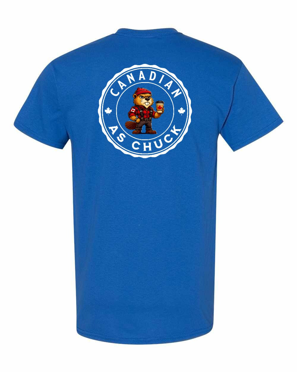 Canadian As Chuck Left Chest & Back Men's Tee