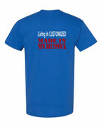 Living in Custom Made in NB Left Chest and Back Men's Tee