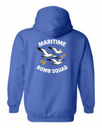 Maritime Bomb Squad Left Chest & Back Pullover Hoodie - Unisex