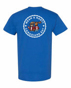 Mean and Nasty Canadian's Eh!  Left Chest & Back Men's Tee - Gildan Canada (sewn Internationally)