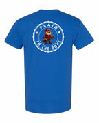 Plaid to the Bone Beaver Left Chest & Back Men's Tee - Gildan Canada (sewn Internationally)
