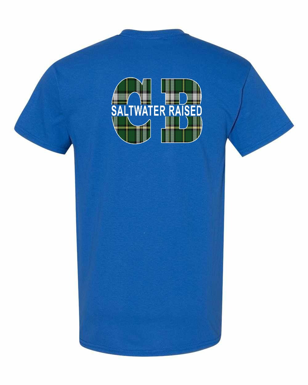 Saltwater Raised Left Chest and Back Men's Tee