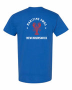 NB Mandala Red Lobster Left Chest and Back Men's Tee