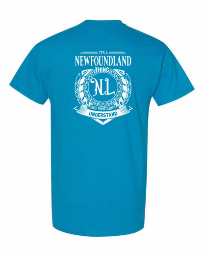 It's  A Newfoundland Thing Left Chest and Back Men's Tee