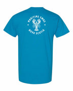 Maritime Swag NS Mandala white Lobster Left Chest and Back Men's tee