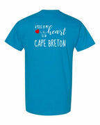 A piece of My heart in CB (Red Heart) Left Chest and Back Men's Tee