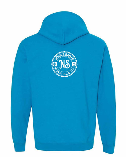Born & Raised Nova Scotia Left Chest and Back pullover