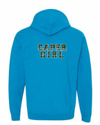 Caper Girl Left Chest and Back Pullover Hoodie - Unisex