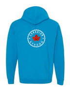 Canadian Strong Leaf Left Chest and Back Pullover Hoodie - Gildan Canada (sewn Internationally) - Unisex