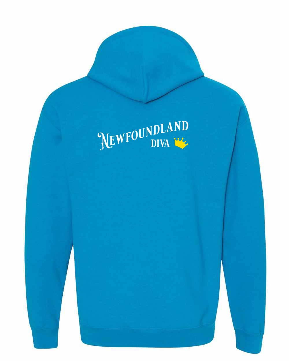 Newfoundland Diva Left Chest and Back Pullover