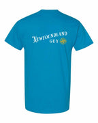 NFLD Guy Yellow Compass Left Chest and Back Men's Tee