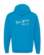 NS Guy Yellow Compass Left Chest and Back Pullover Hoodie - Unisex