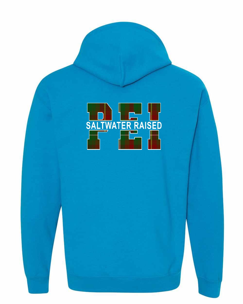 PEI Saltwater Raised Left Chest and Back Pullover Hoodie - Unisex