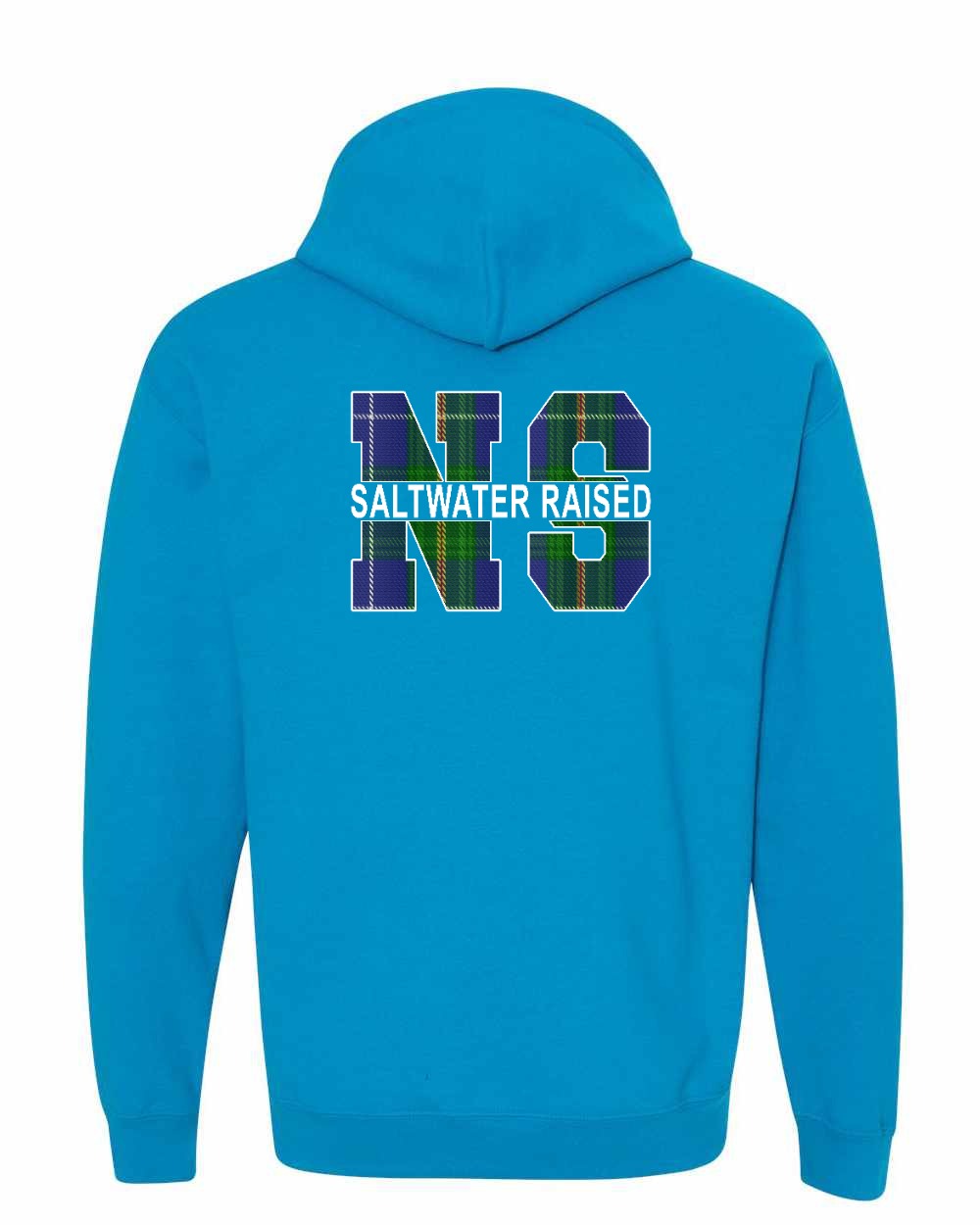 Saltwater Raised NS Left Chest and Back Pullover Hoodie - Unisex