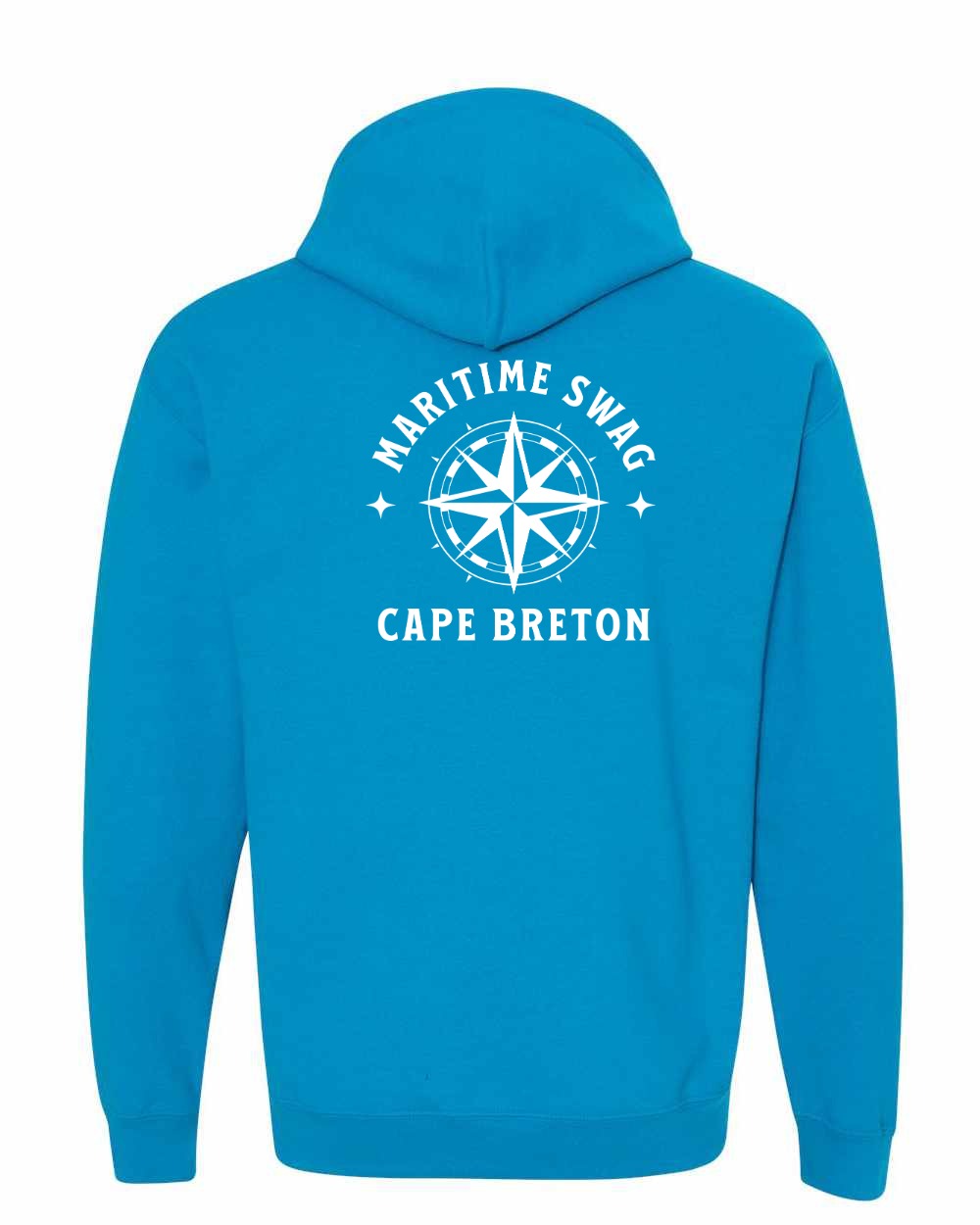Maritime Swag Cape Breton Compass Left Chest and Back Pullover Hoodie