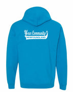 Custom Your Community Swoop (NFLD) Left Chest and Back Pullover Hoodie - Unisex