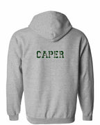 Caper Left Chest and Back Zip Hoodie - Unisex