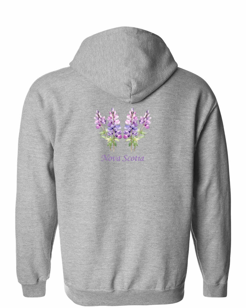 Nova Scotia Lupins Left Chest and Back zip-hoodie