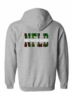 NFLD NFLD Saltwater Raised Left Chest and Back Zip Hoodie - Unisex