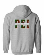 PEI Saltwater Raised Left Chest & Back Zip Hoodie - Unisex