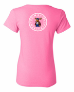 Calm Cool Maritimer Moose Left Chest And Back Women's Tee