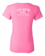 CB Girl Forever and Always Left Chest And Back Women's Tee